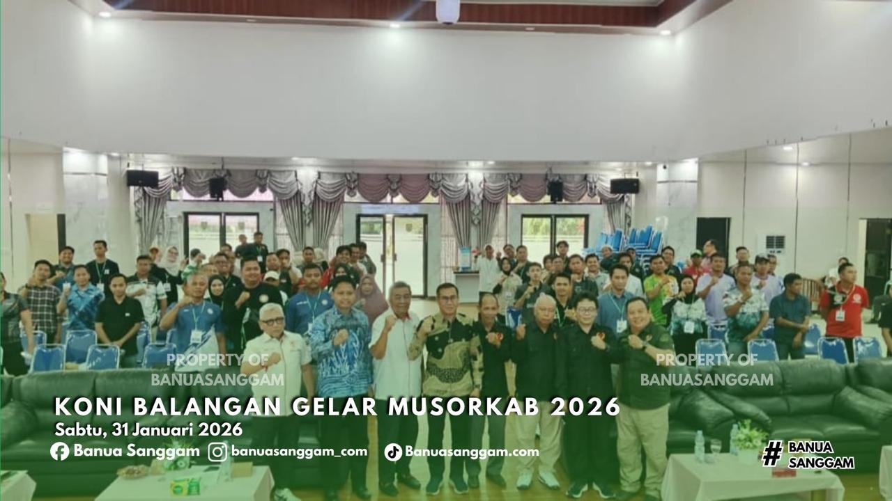 KONI BALANGAN GELAR MUSORKAB 2026