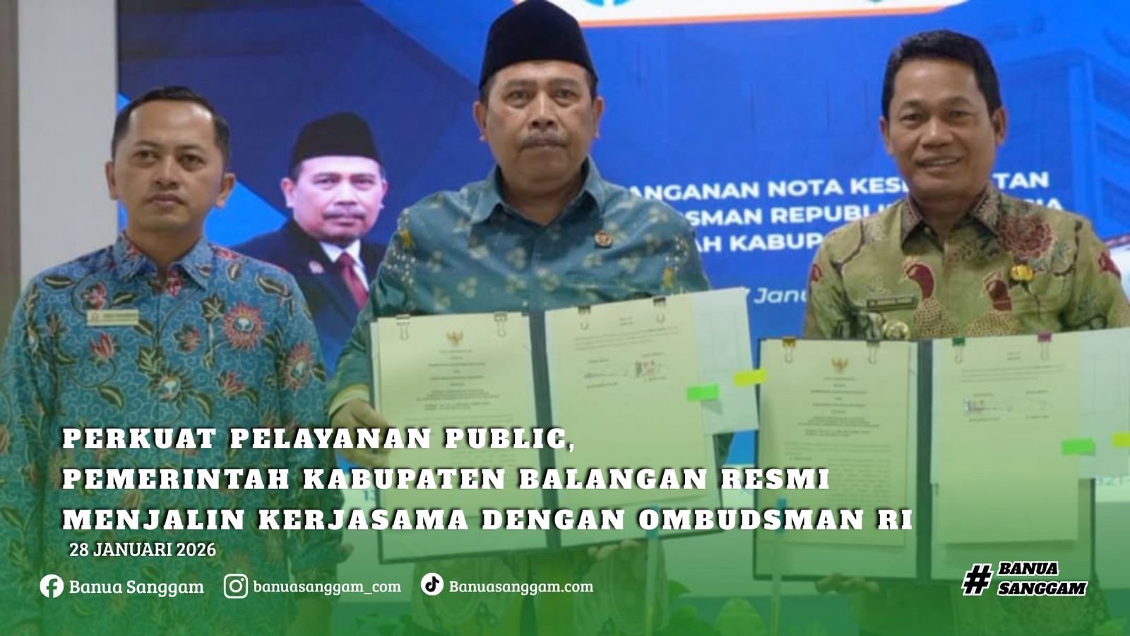 BALANGAN RESMI MENJALIN KERJA SAMA DENGAN OMBUDSMAN RI