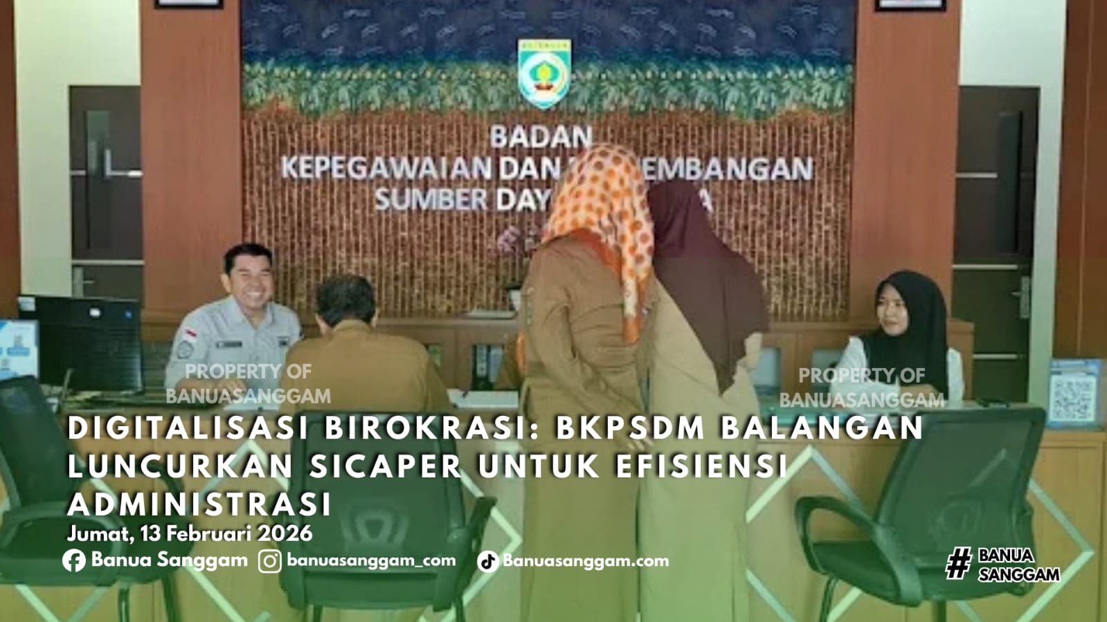 Digitalisasi Birokrasi: BKPSDM Balangan Luncurkan SICAPER untuk Efisiensi Administrasi