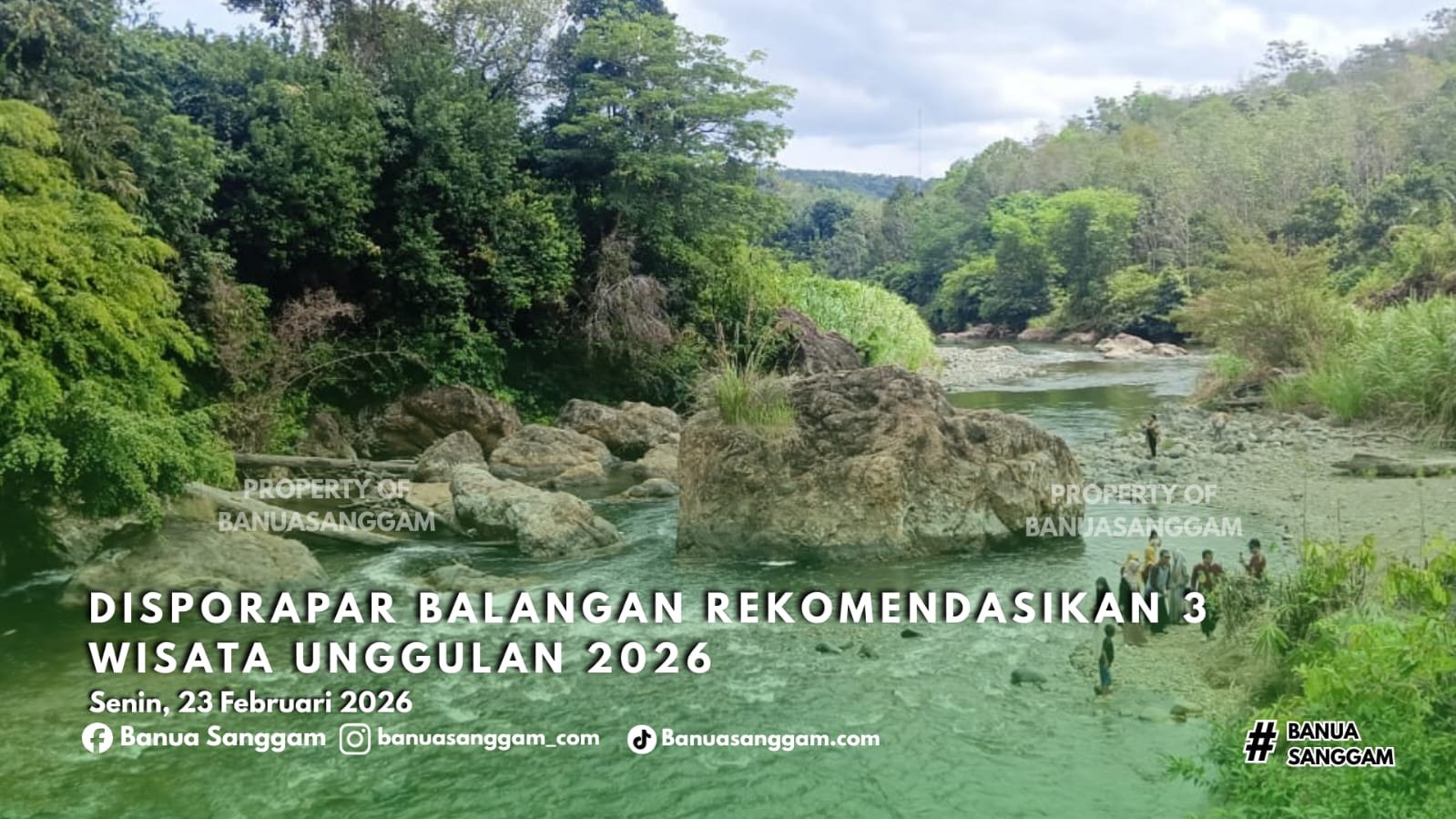Disporapar Balangan Rekomendasikan 3 Wisata Unggulan 2026