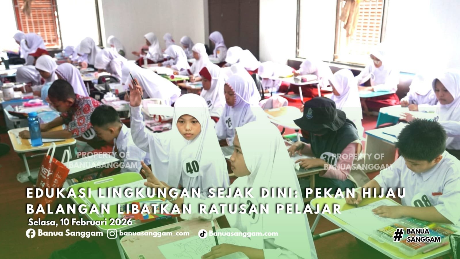 Edukasi Lingkungan Sejak Dini: Pekan Hijau Balangan Libatkan Ratusan Pelajar