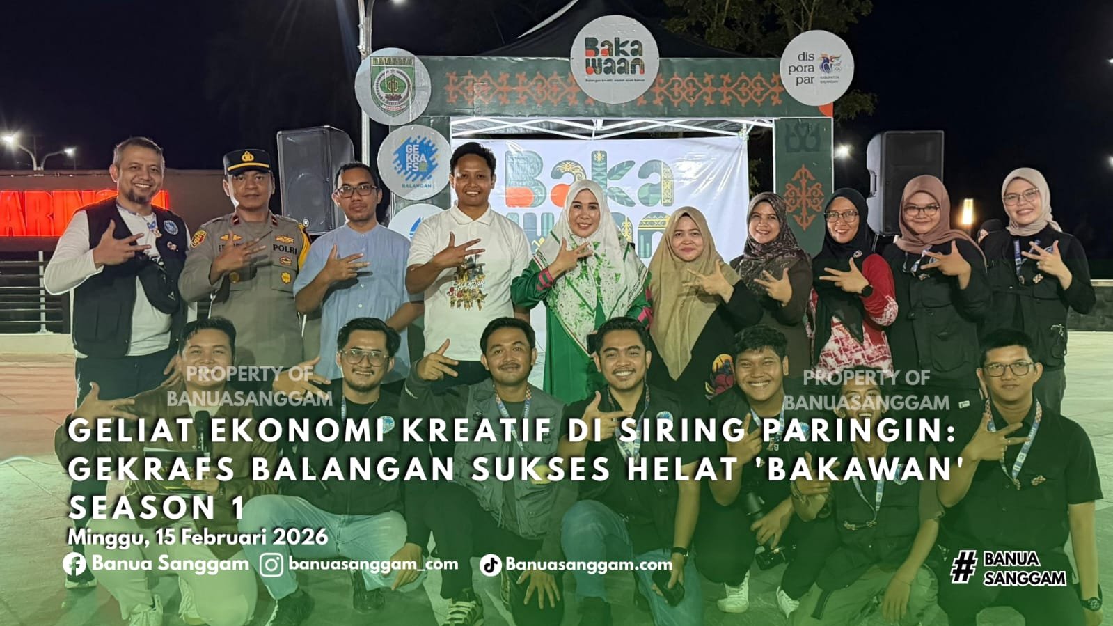 Geliat Ekonomi Kreatif di Siring Paringin: Gekrafs Balangan Sukses Helat ‘Bakawaan’ Season 1