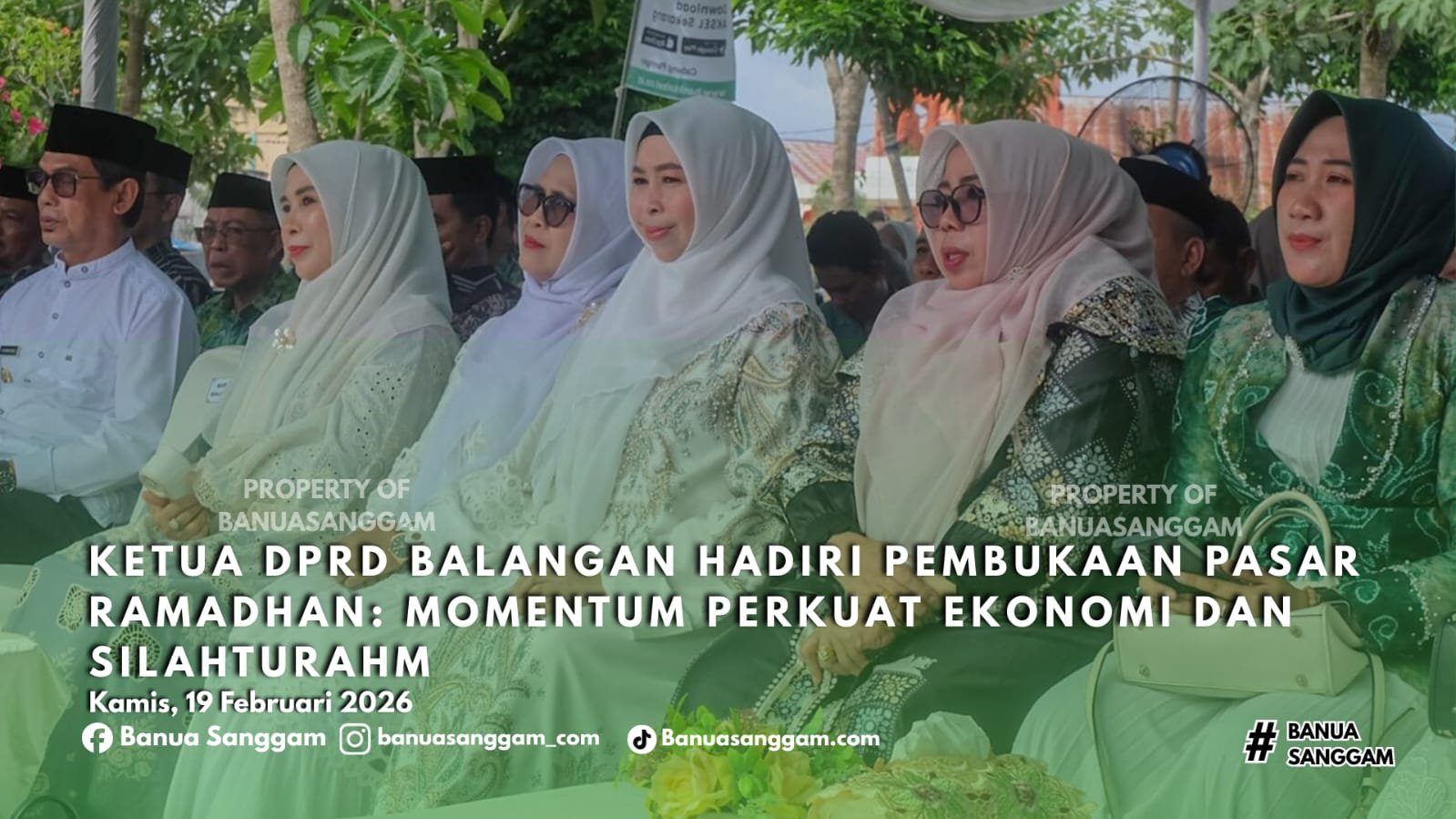 Ketua DPRD Balangan Hadiri Pembukaan Pasar Ramadhan: Momentum Perkuat Ekonomi dan Silaturahmi