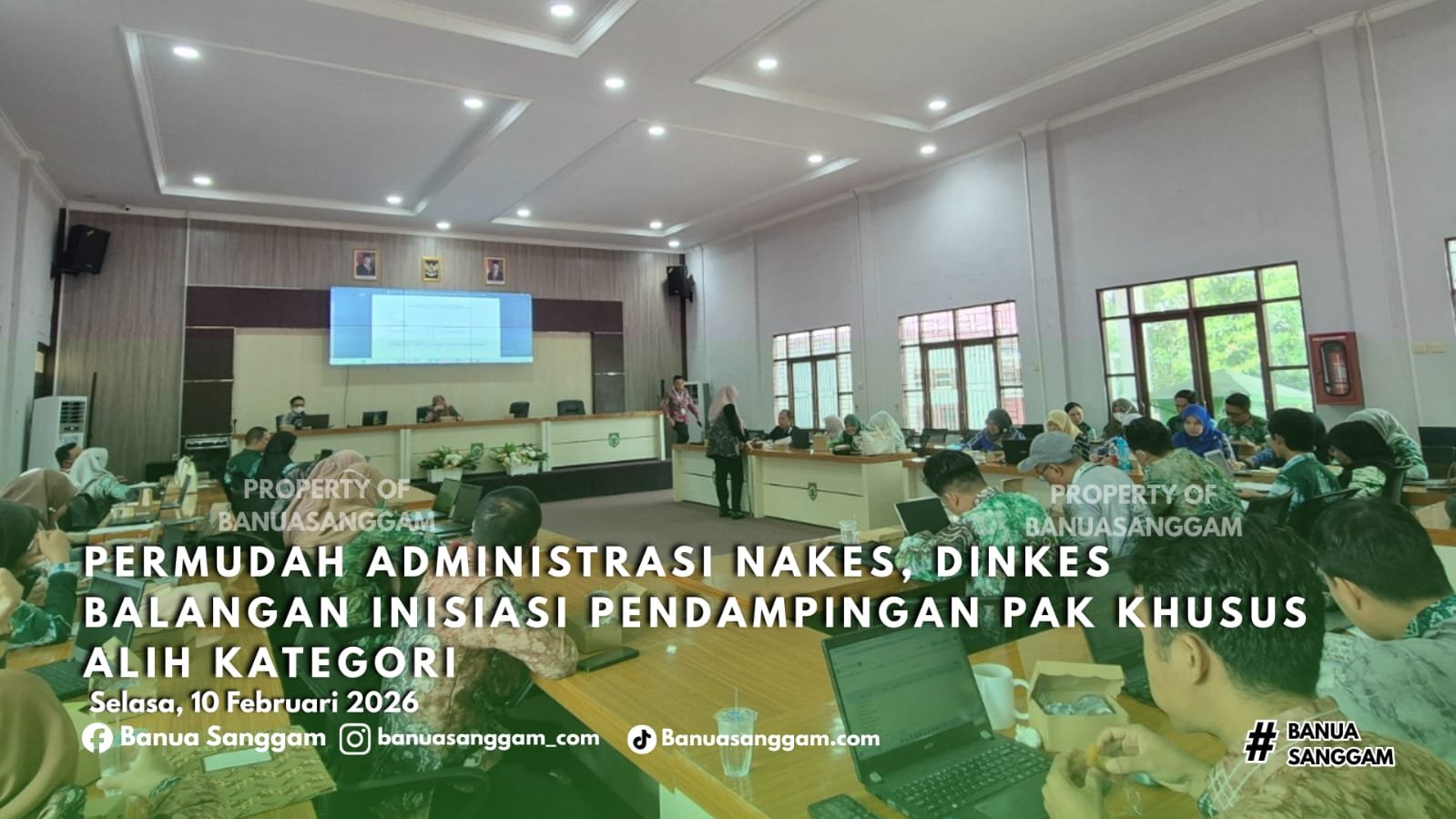 Permudah Administrasi Nakes, Dinkes Balangan Inisiasi Pendampingan PAK Khusus Alih Kategori