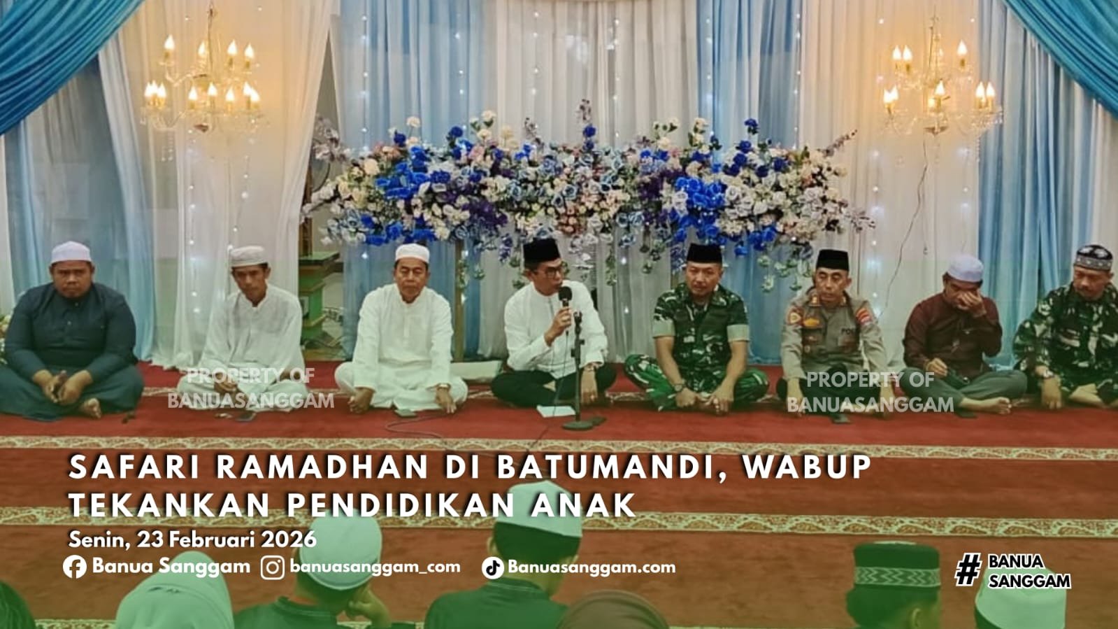 Safari Ramadan di Batumandi, Wabup Tekankan Pendidikan Anak