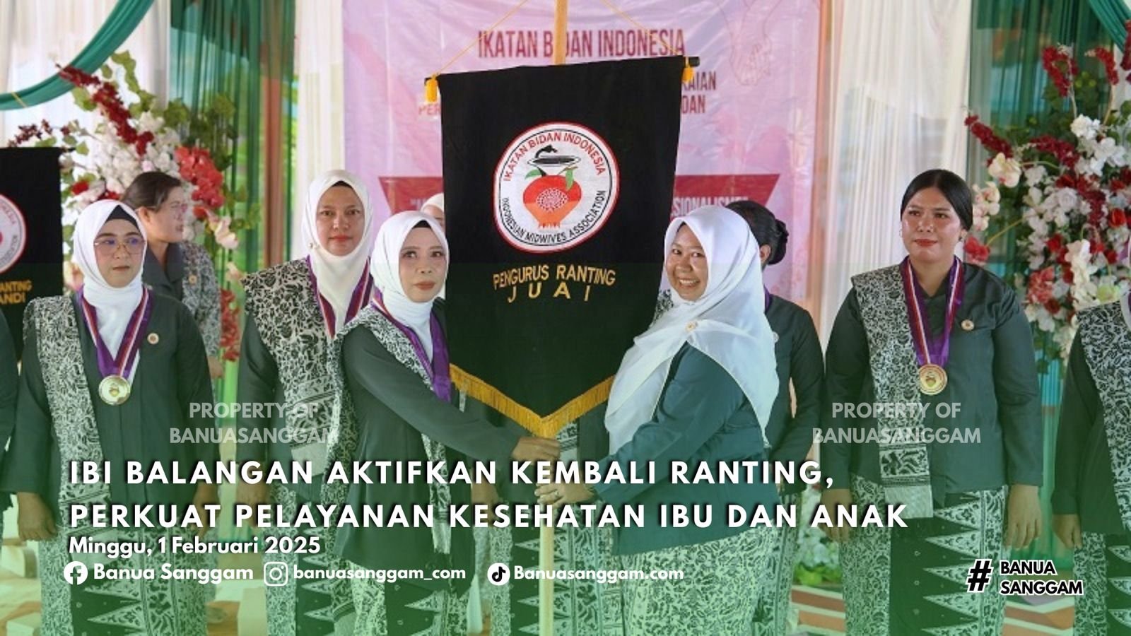 IBI BALANGAN AKTIFKAN KEMBALI RANTING, PERKUAT PELAYANAN KESEHATAN IBU DAN ANAK