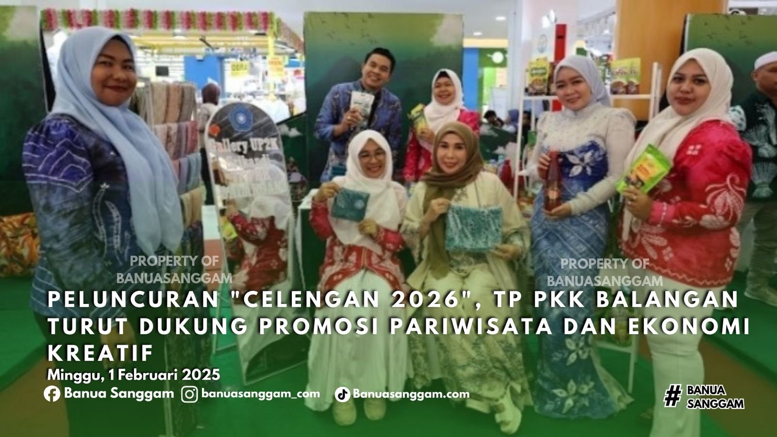 Peluncuran “Celengan 2026”, TP PKK Balangan Turut Dukung Promosi Pariwisata dan Ekonomi Kreatif