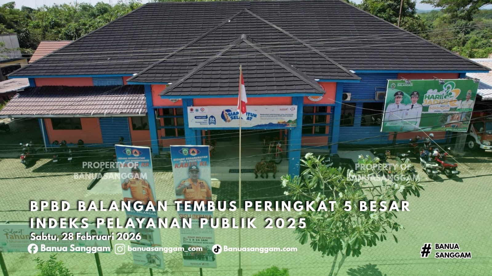 BPBD Balangan Tembus Peringkat 5 Besar Indeks Pelayanan Publik 2025