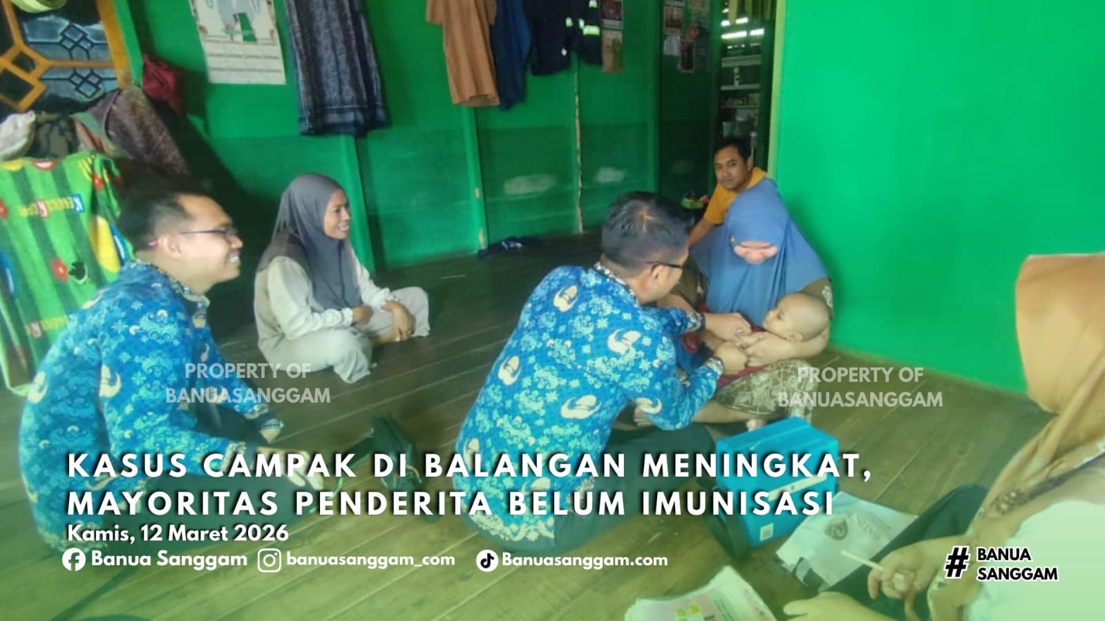 Kasus Campak di Balangan Meningkat, Mayoritas Penderita Belum Imunisasi