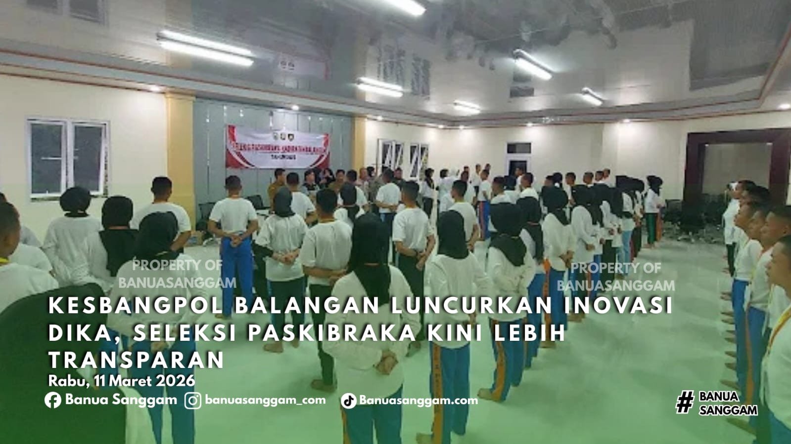 Kesbangpol Balangan Luncurkan Inovasi DIKA, Seleksi Paskibraka Kini Lebih Transparan
