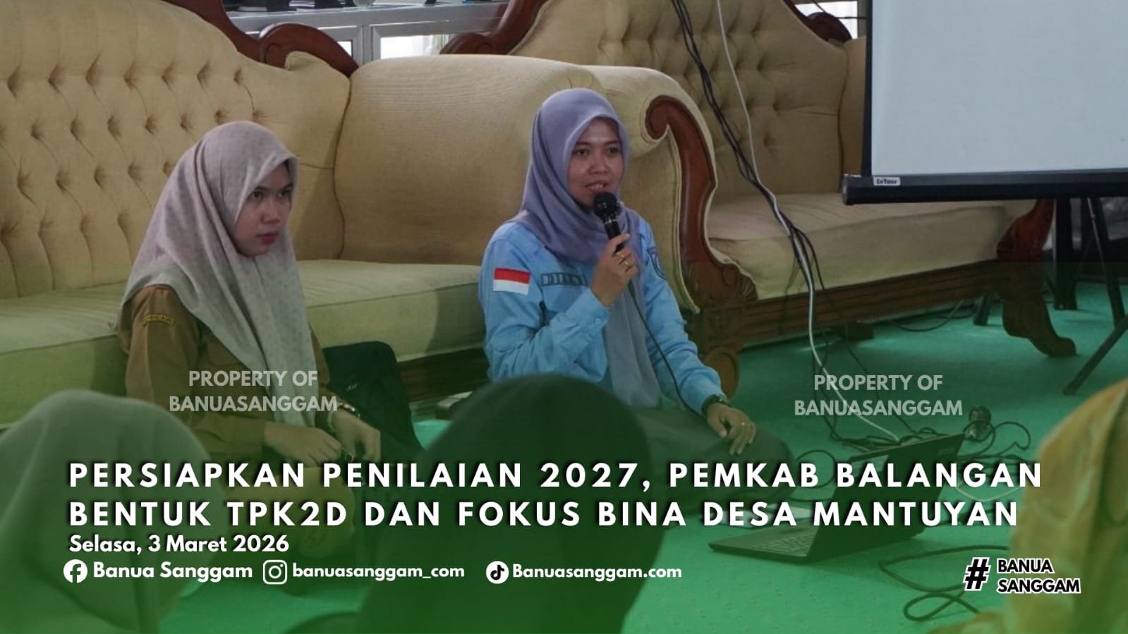 Persiapkan Penilaian 2027, Pemkab Balangan Bentuk TPK2D dan Fokus Bina Desa Mantuyan