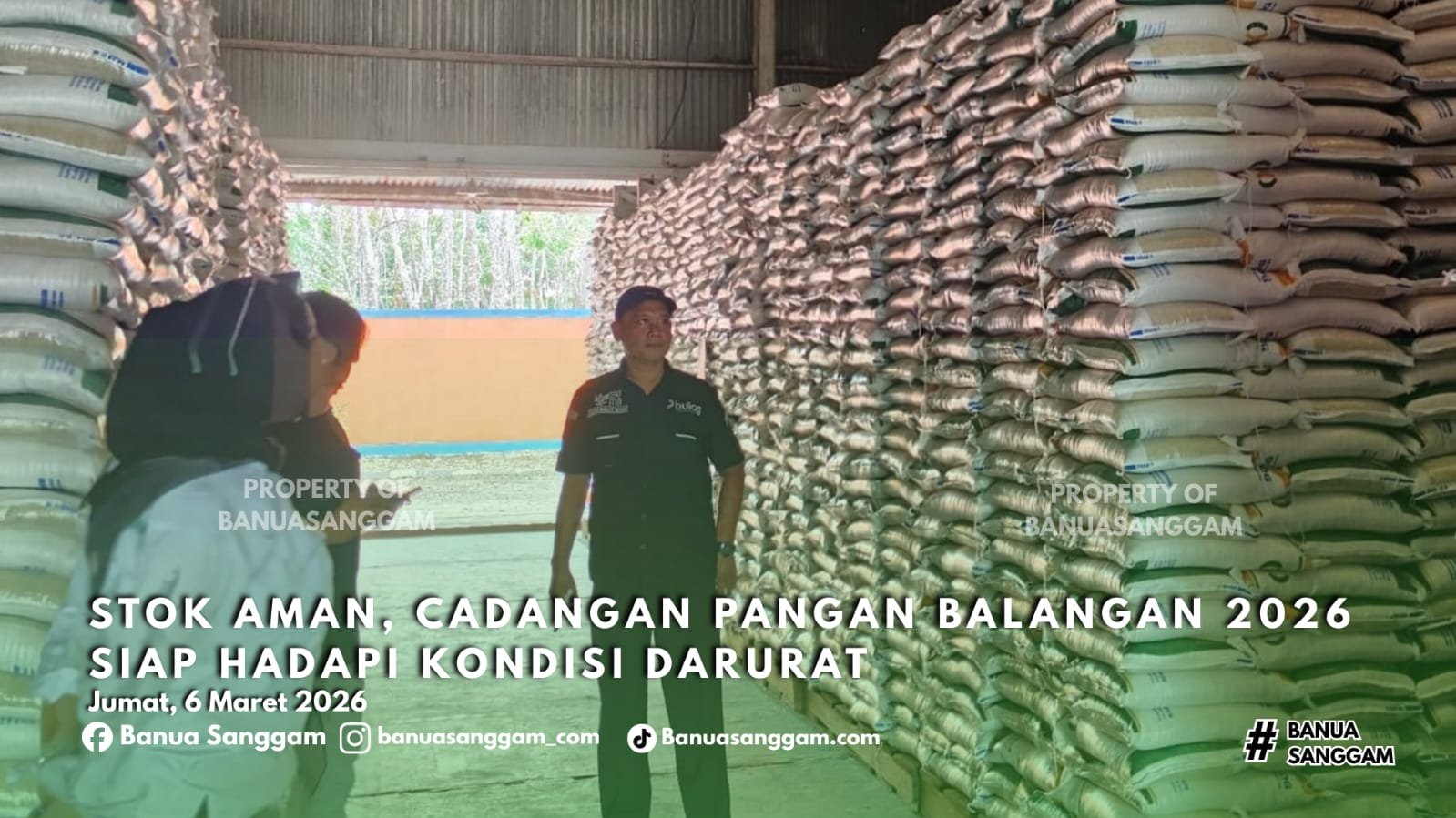 Stok Aman, Cadangan Pangan Balangan 2026 Siap Hadapi Kondisi Darurat