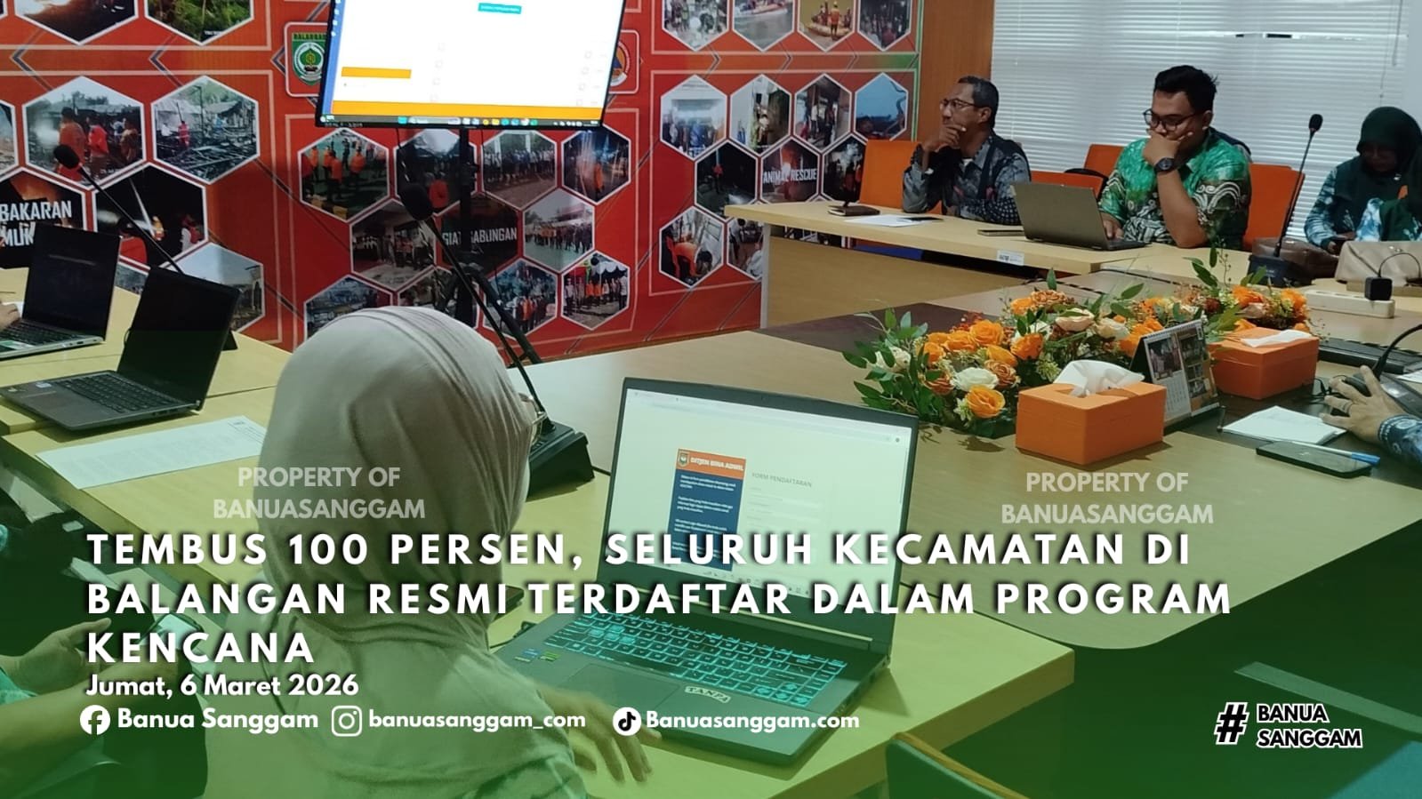 Tembus 100 Persen, Seluruh Kecamatan di Balangan Resmi Terdaftar dalam Program Kencana
