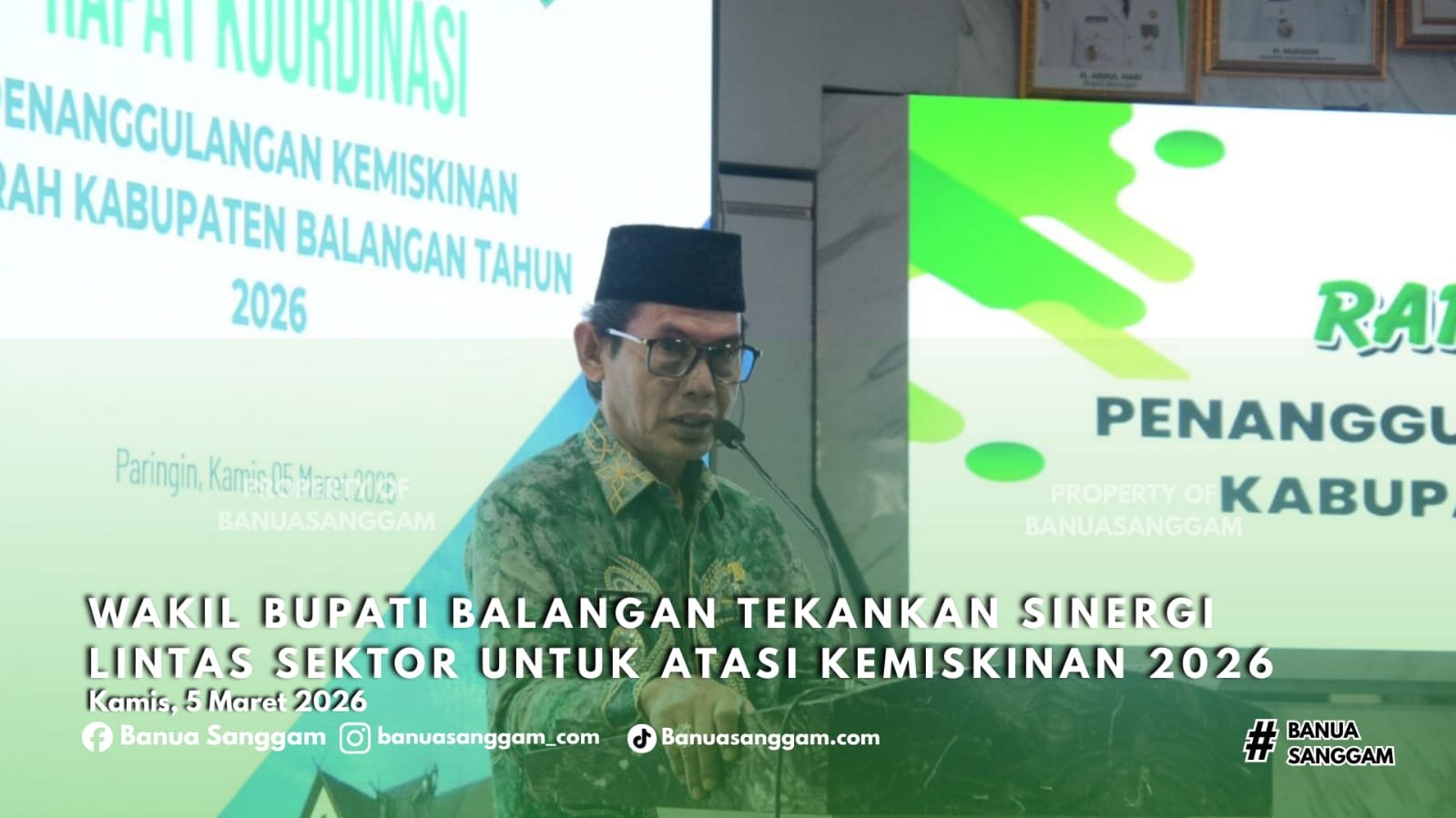 Wakil Bupati Balangan Tekankan Sinergi Lintas Sektor untuk Atasi Kemiskinan 2026