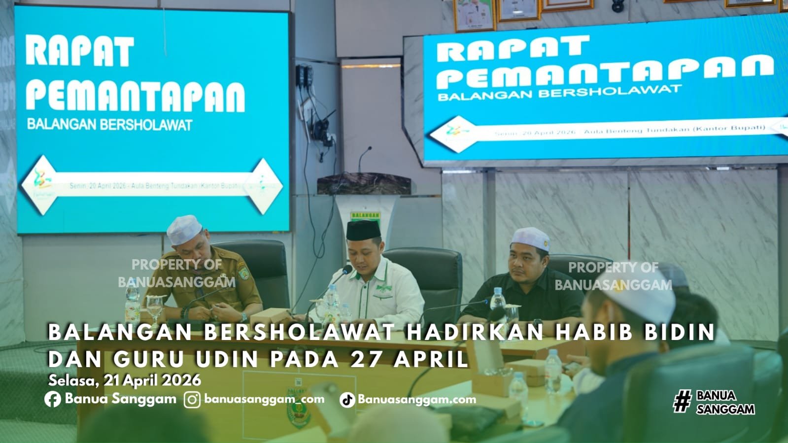 Balangan Bersholawat Hadirkan Habib Bidin dan Guru Udin pada 27 April