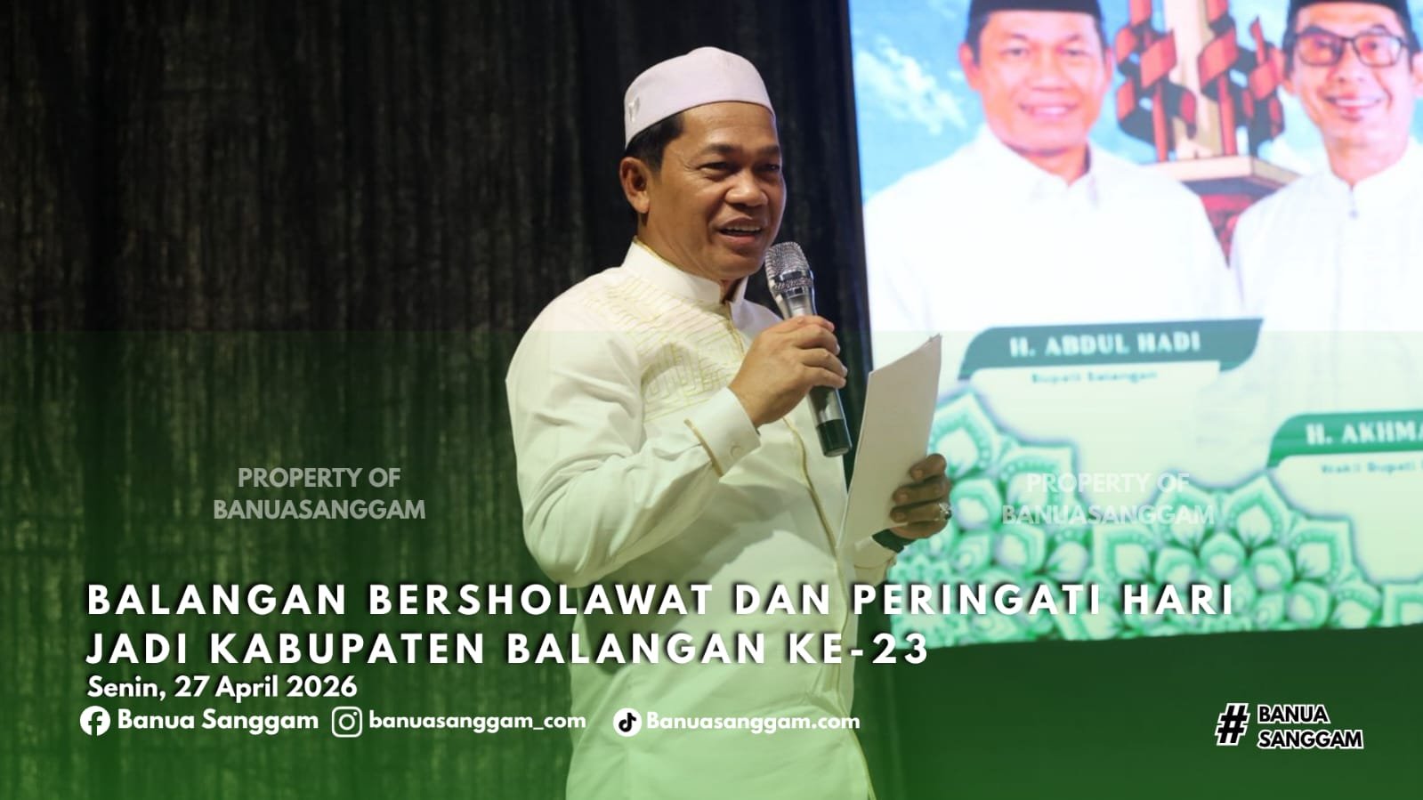 Balangan Bersholawat dan Peringati Hari Jadi Kabupaten Balangan Ke-23