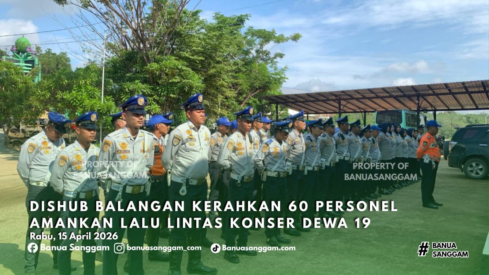 Dishub Balangan Kerahkan 60 Personel Amankan Lalu Lintas Konser Dewa 19