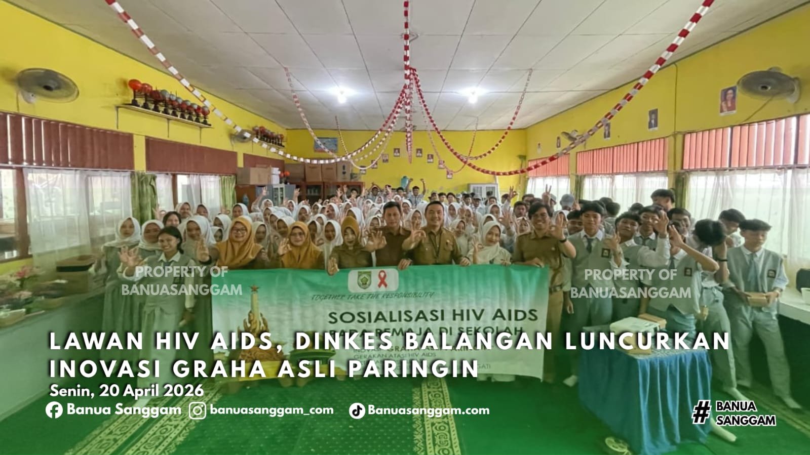 Lawan HIV AIDS, Dinkes Balangan Luncurkan Inovasi Graha Asli Paringin