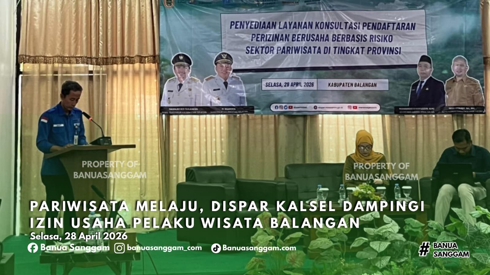 Pariwisata Melaju, Dispar Kalsel Dampingi Izin Usaha Pelaku Wisata Balangan