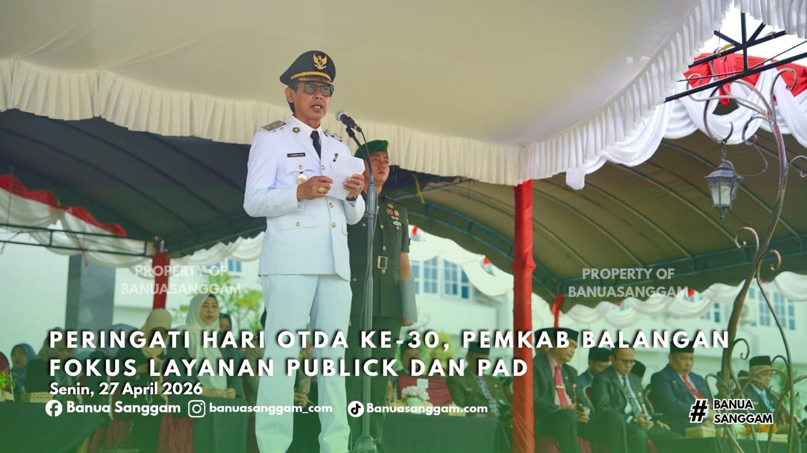 Peringati Hari OTDA Ke-30, Pemkab Balangan Fokus Layanan Publik dan PAD