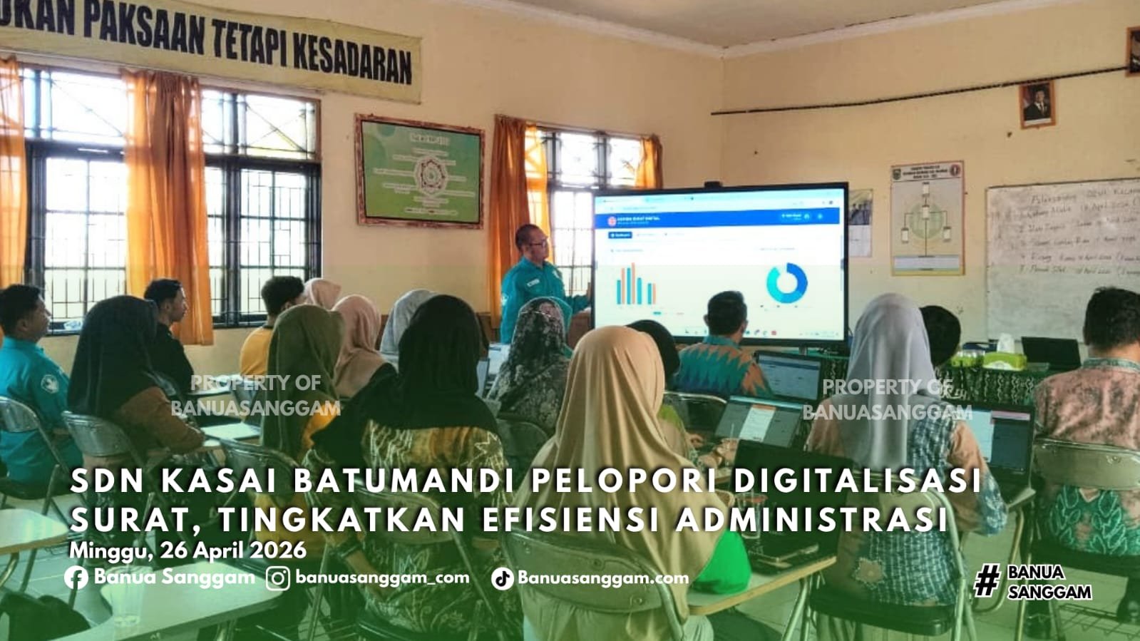 SDN Kasai Batumandi Pelopori Digitalisasi Surat, Tingkatkan Efisiensi Administrasi