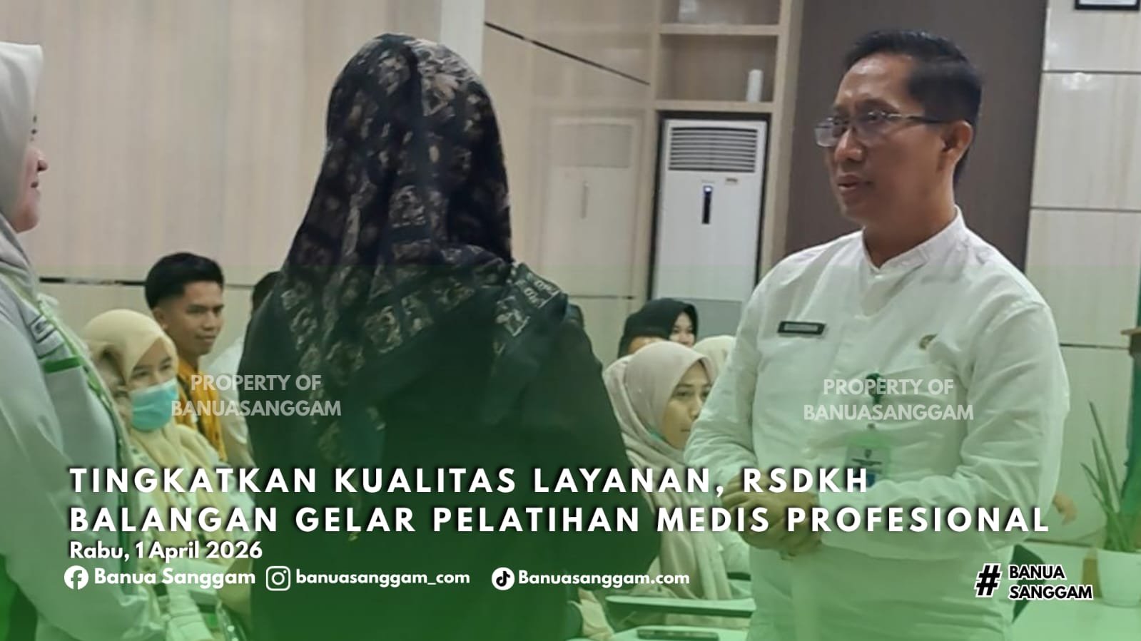 Tingkatkan Kualitas Layanan, RSDKH Balangan Gelar Pelatihan Medis Profesional