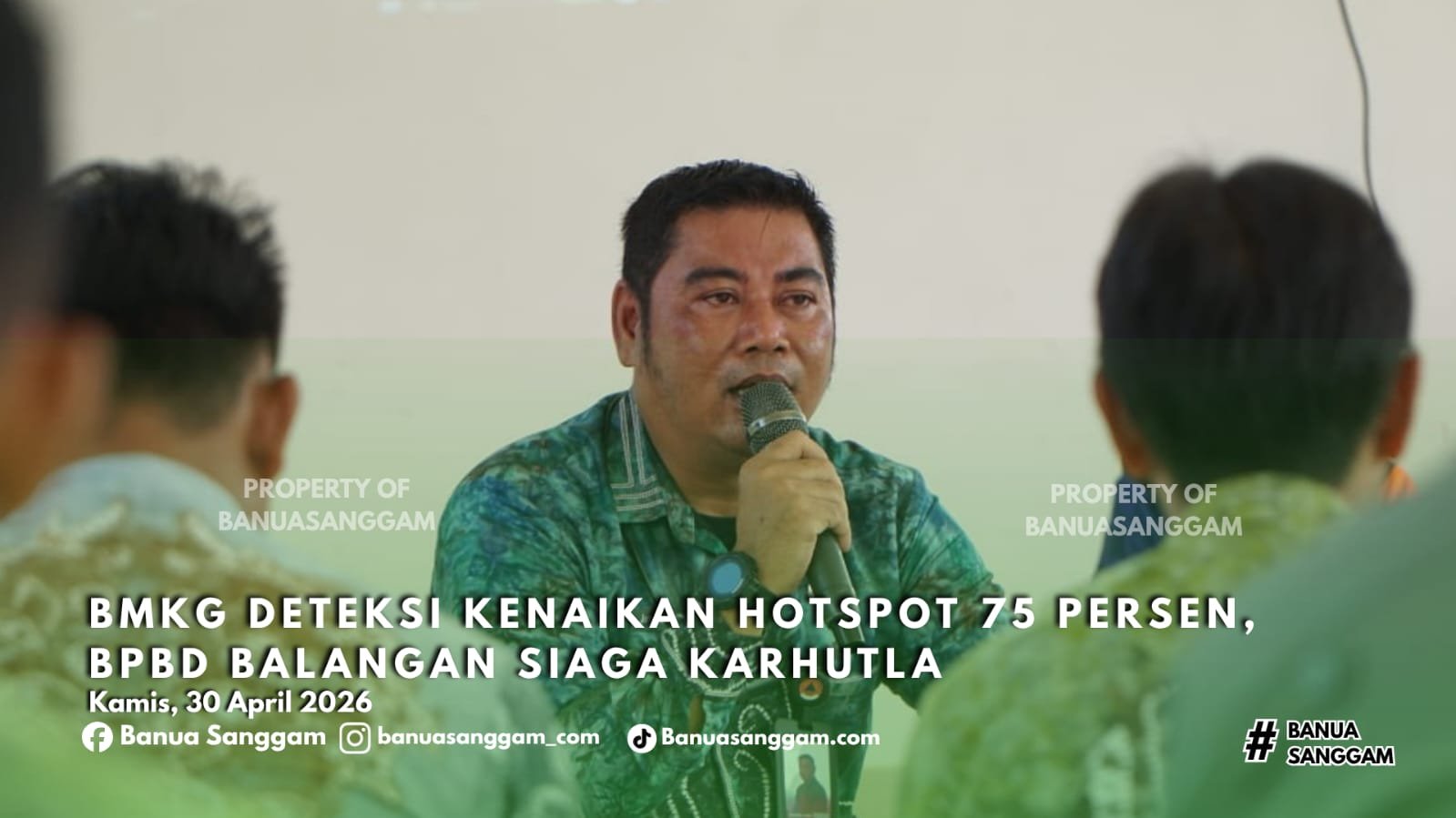 BMKG Deteksi Kenaikan Hotspot 75 Persen, BPBD Balangan Siaga Karhutla