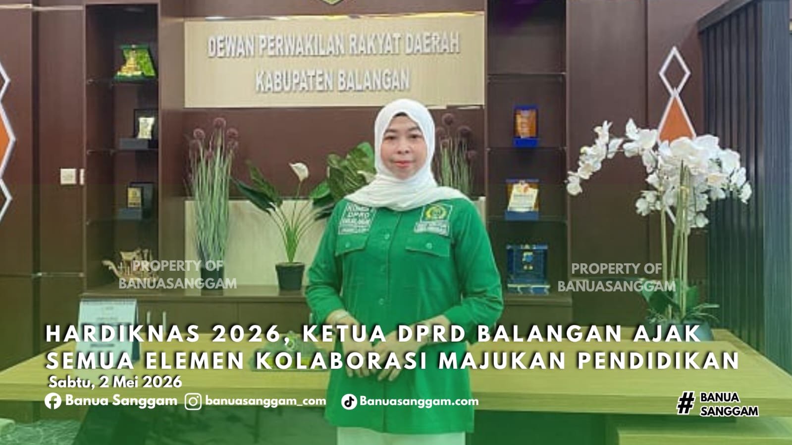 Hardiknas 2026, Ketua DPRD Balangan Ajak Semua Elemen Kolaborasi Majukan Pendidikan