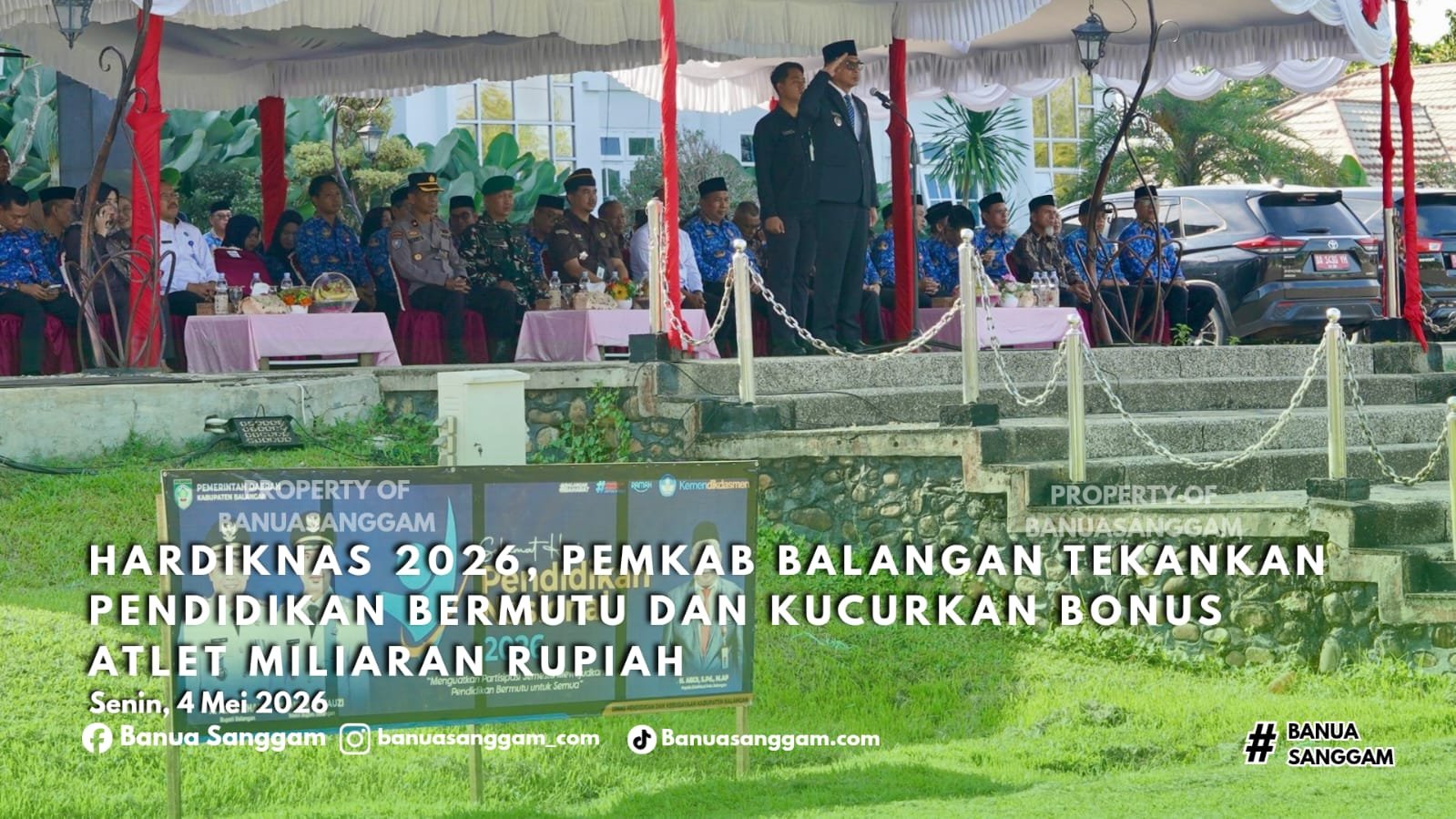 Hardiknas 2026, Pemkab Balangan Tekankan Pendidikan Bermutu dan Kucurkan Bonus Atlet Miliaran Rupiah