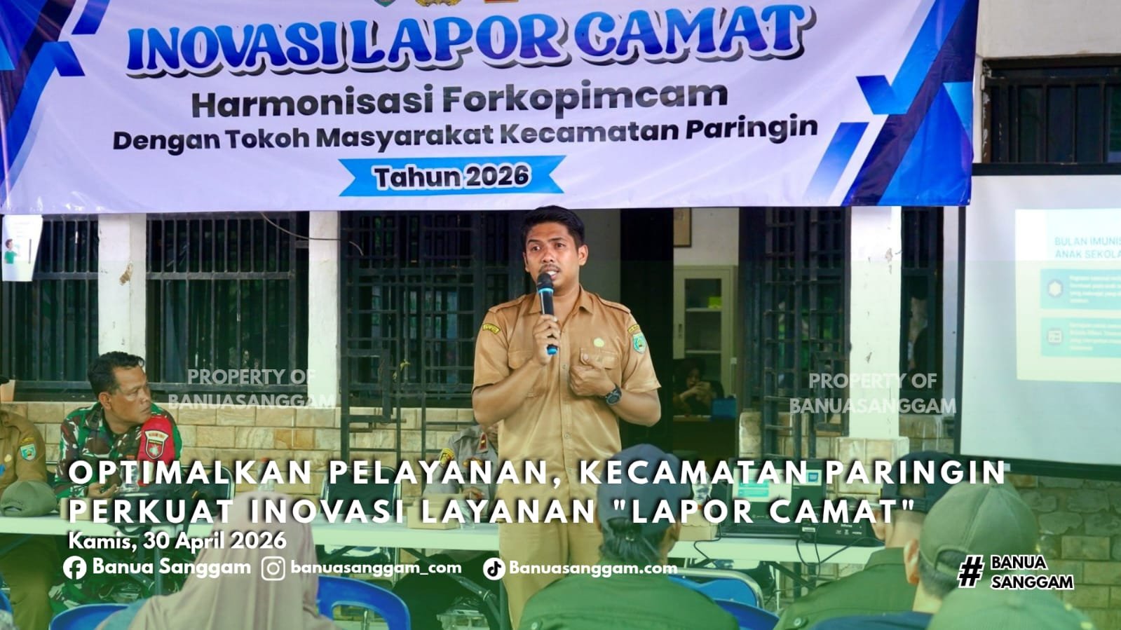 Optimalkan Pelayanan, Kecamatan Paringin Perkuat Inovasi Layanan “Lapor Camat”