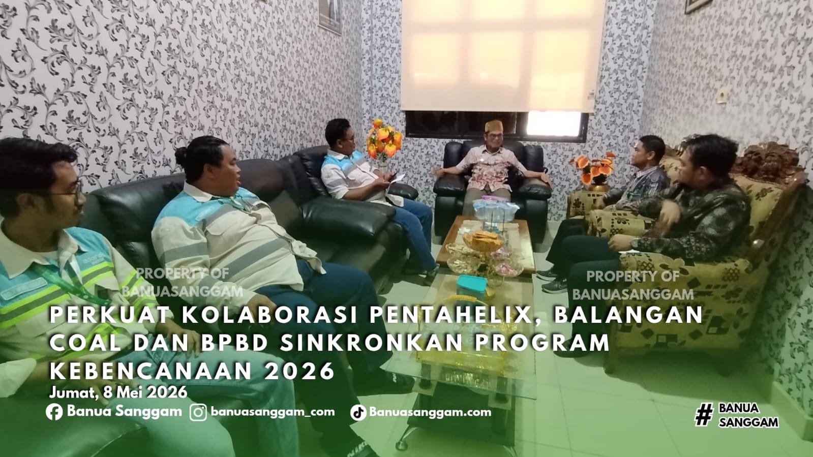 Perkuat Kolaborasi Pentahelix, Balangan Coal dan BPBD Sinkronkan Program Kebencanaan 2026