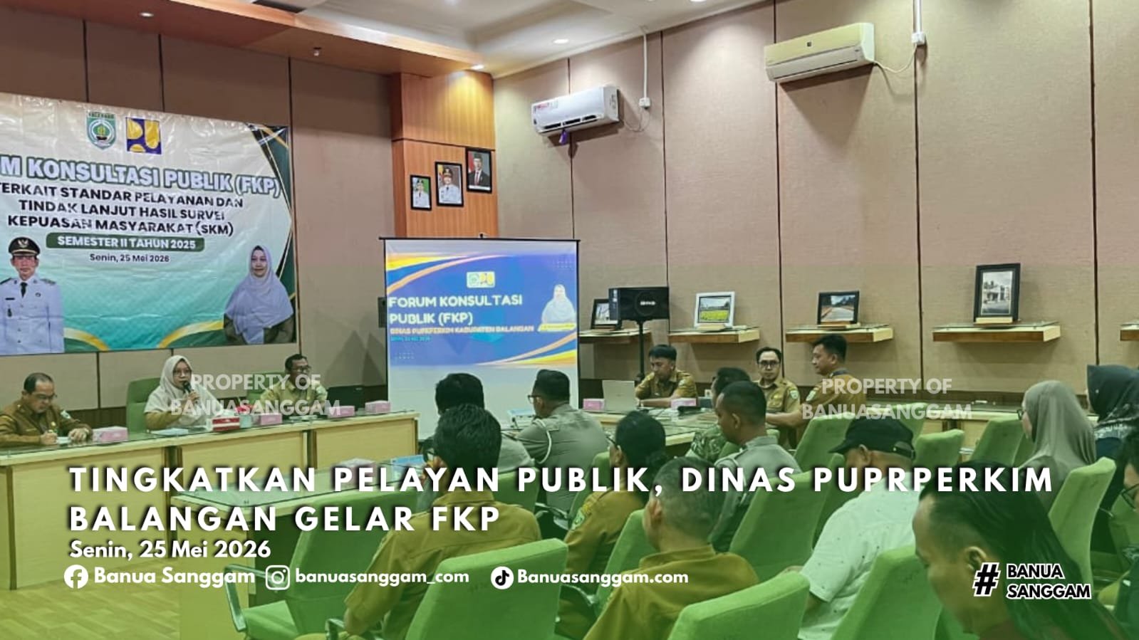 Tingkatkan Pelayanan Publik, Dinas PUPRPerkim Balangan Gelar FKP