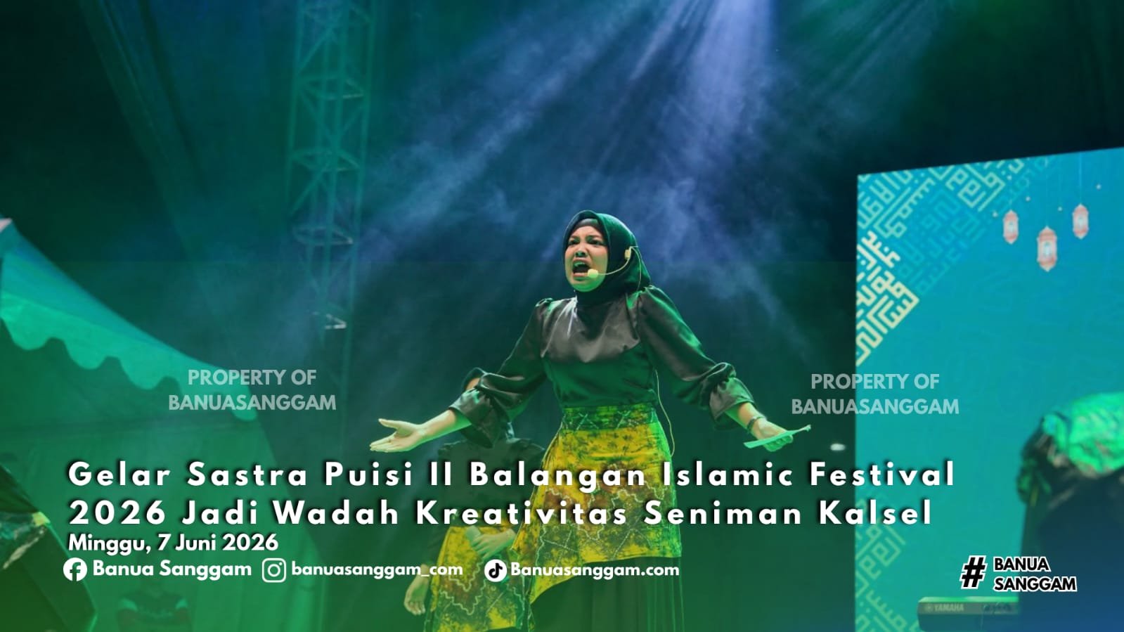 Gelar Sastra Puisi II Balangan Islamic Festival 2026 Jadi Wadah Kreativitas Seniman Kalsel