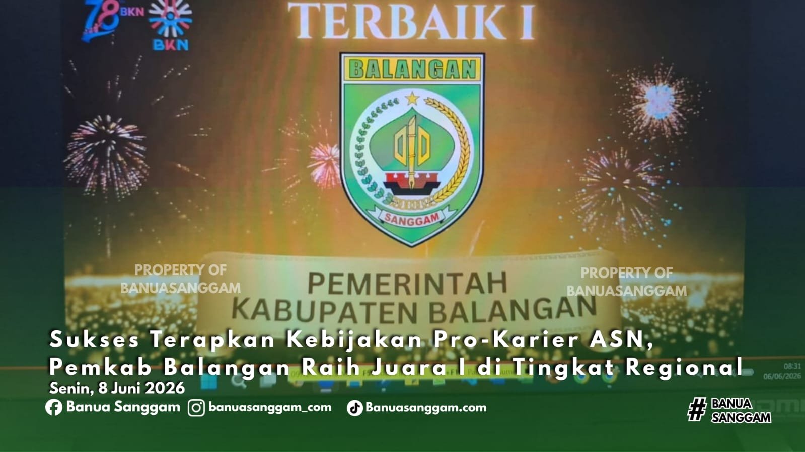 Sukses Terapkan Kebijakan Pro-Karier ASN, Pemkab Balangan Raih Juara I di Tingkat Regional