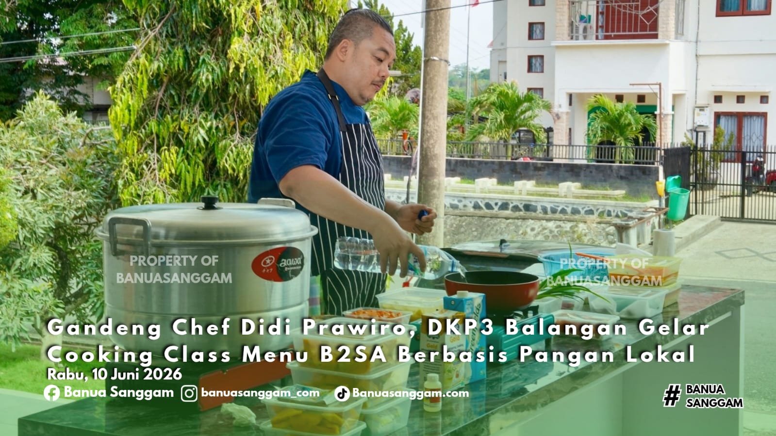 Gandeng Chef Didi Prawiro, DKP3 Balangan Gelar Cooking Class Menu B2SA Berbasis Pangan Lokal