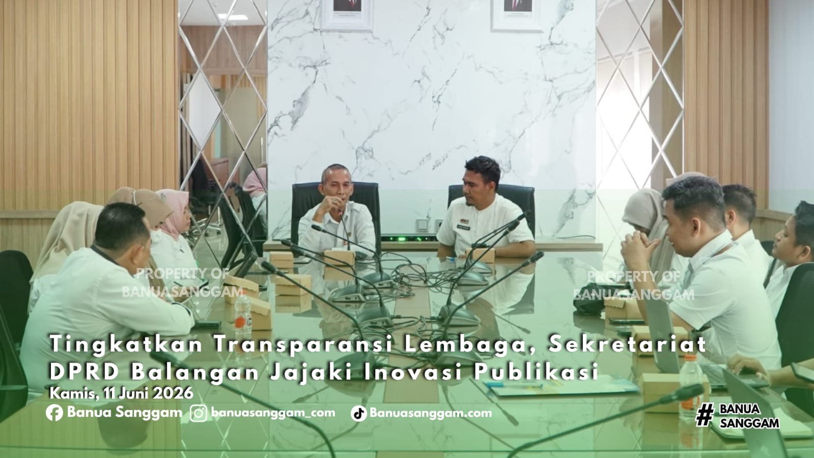 Tingkatkan Transparansi Lembaga, Sekretariat DPRD Balangan Jajaki Inovasi Publikasi