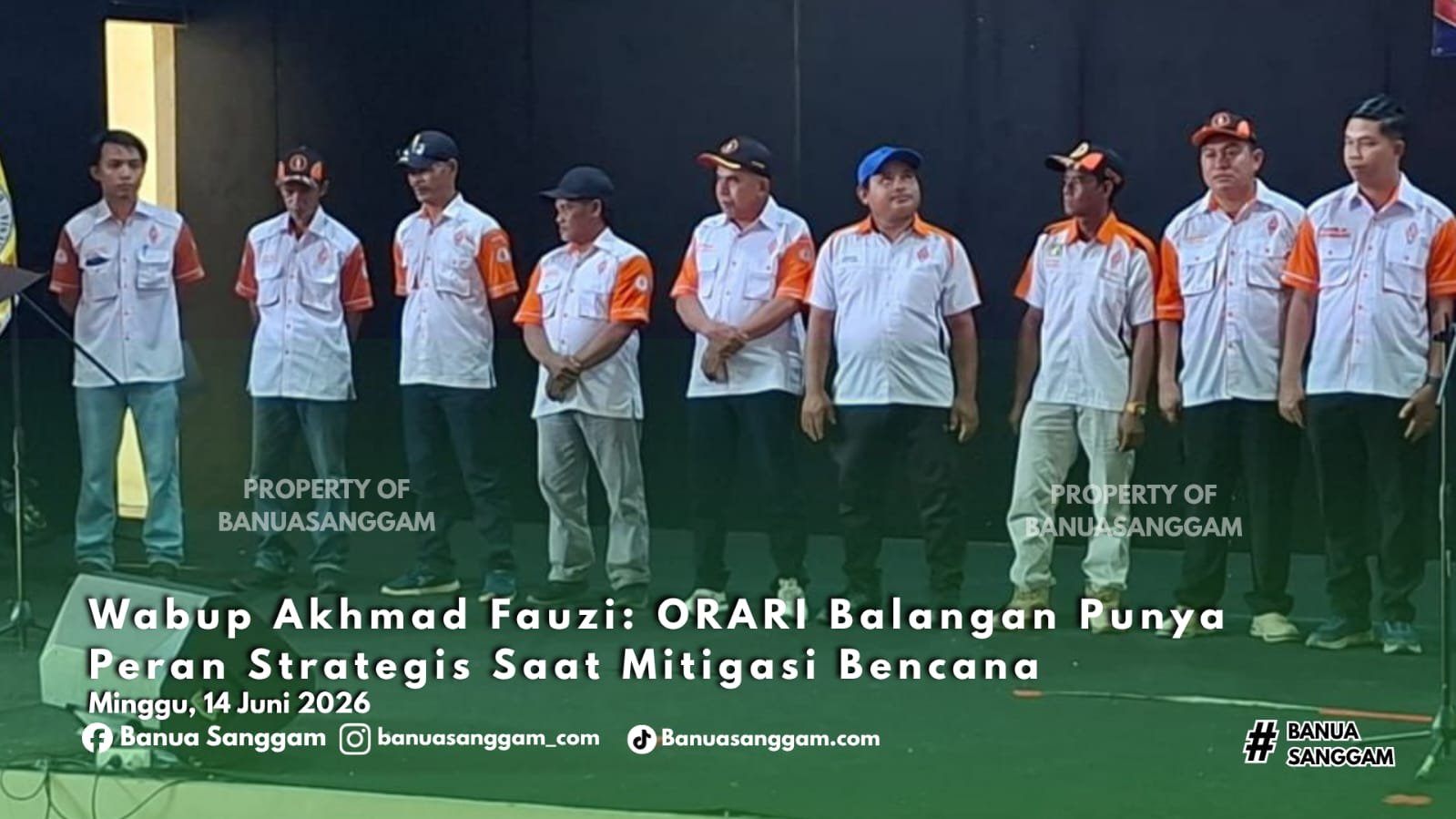 Wabup Akhmad Fauzi: ORARI Balangan Punya Peran Strategis Saat Mitigasi Bencana