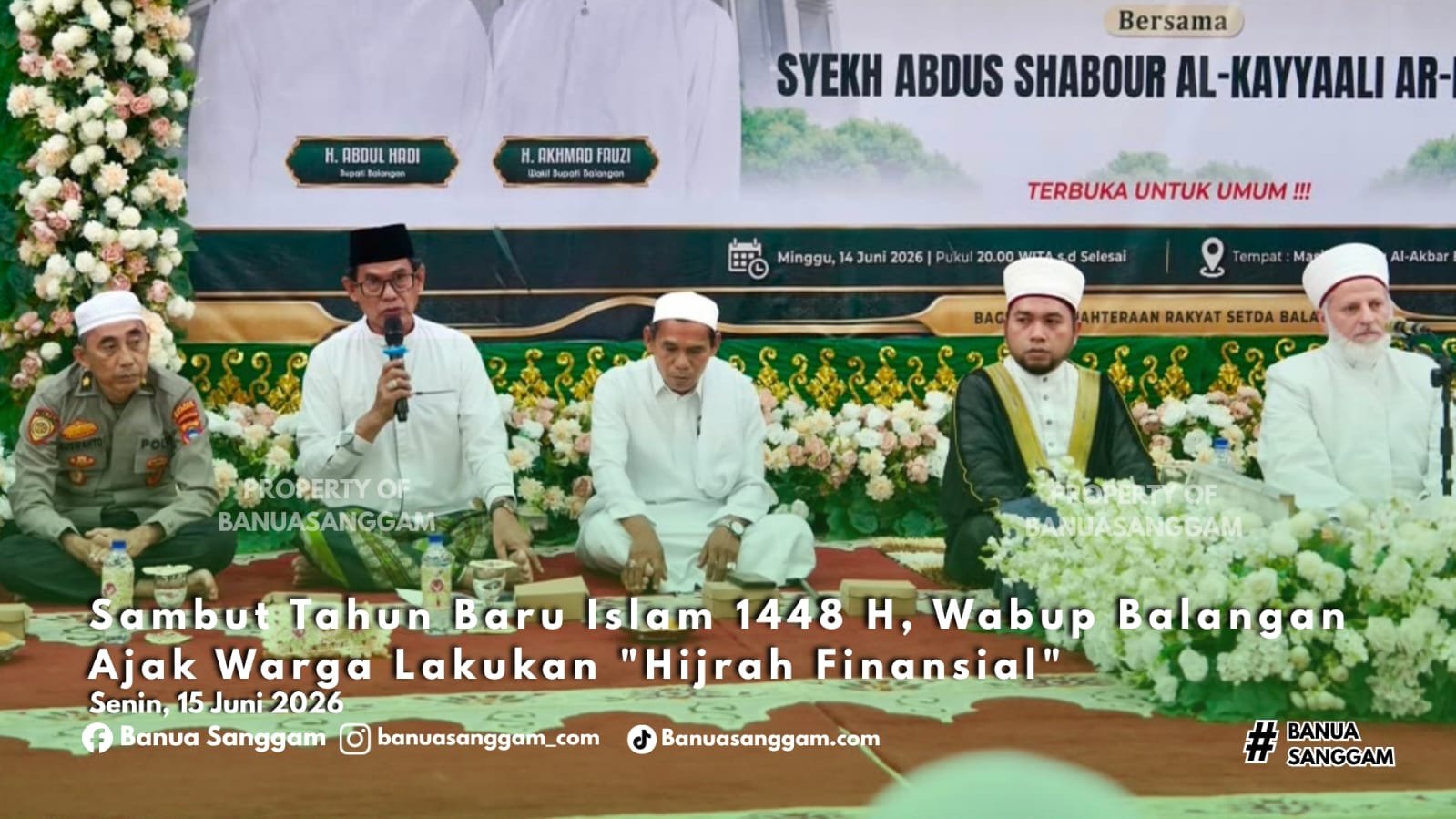 Sambut Tahun Baru Islam 1448 H, Wabup Balangan Ajak Warga Lakukan “Hijrah Finansial”