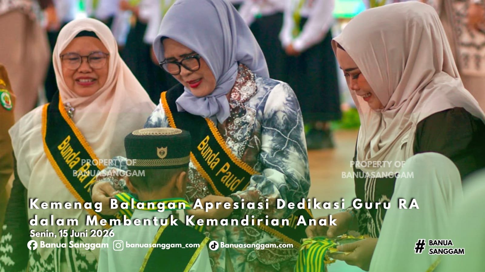 Kemenag Balangan Apresiasi Dedikasi Guru RA dalam Membentuk Kemandirian Anak