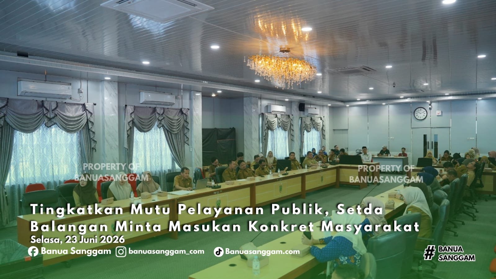 Tingkatkan Mutu Pelayanan Publik, Setda Balangan Minta Masukan Konkret Masyarakat