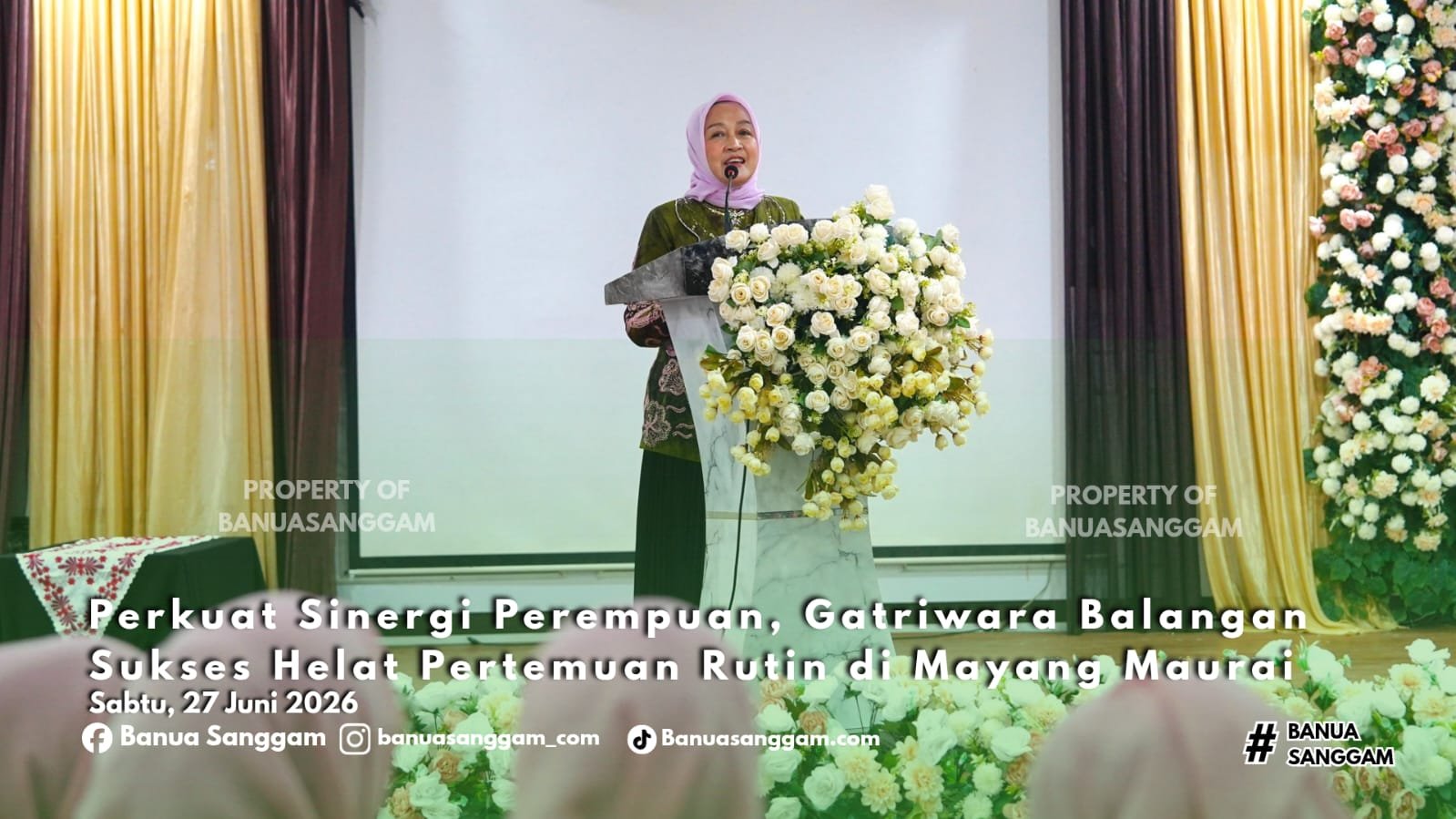 Perkuat Sinergi Perempuan, Gatriwara Balangan Sukses Helat Pertemuan Rutin di Mayang Maurai