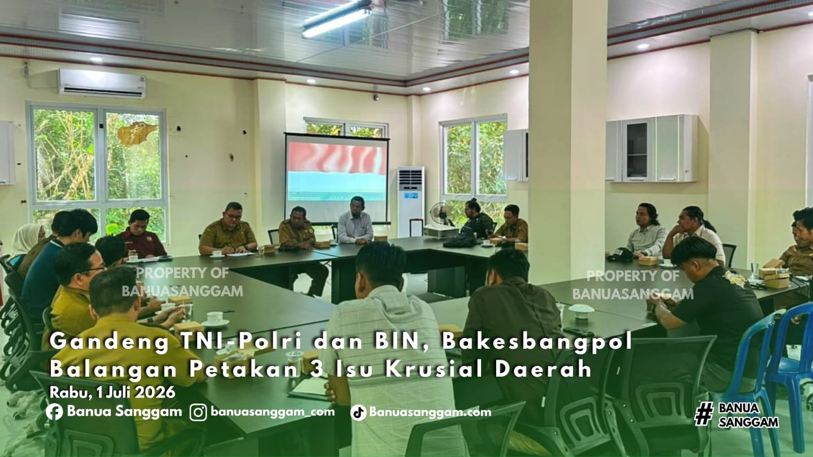 Gandeng TNI-Polri dan BIN, Bakesbangpol Balangan Petakan 3 Isu Krusial Daerah