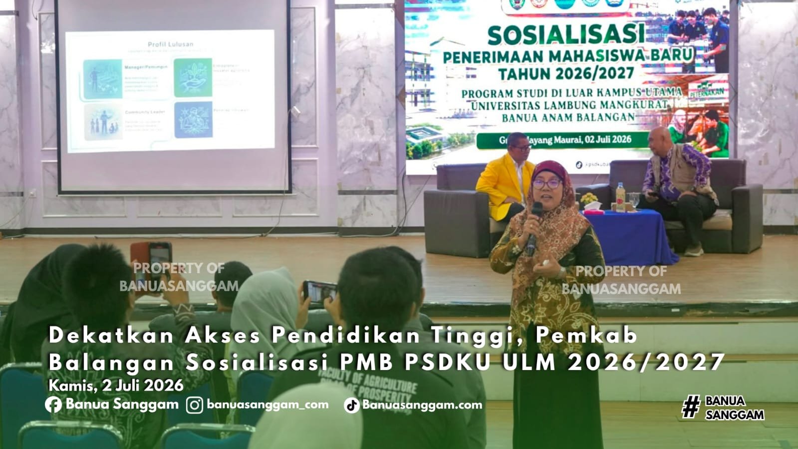 Dekatkan Akses Pendidikan Tinggi, Pemkab Balangan Sosialisasi PMB PSDKU ULM 2026/2027