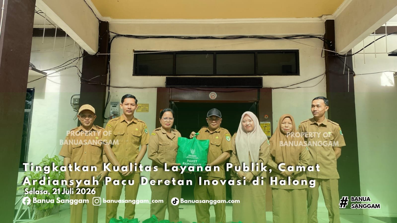 Tingkatkan Kualitas Layanan Publik, Camat Ardiansyah Pacu Deretan Inovasi di Halong