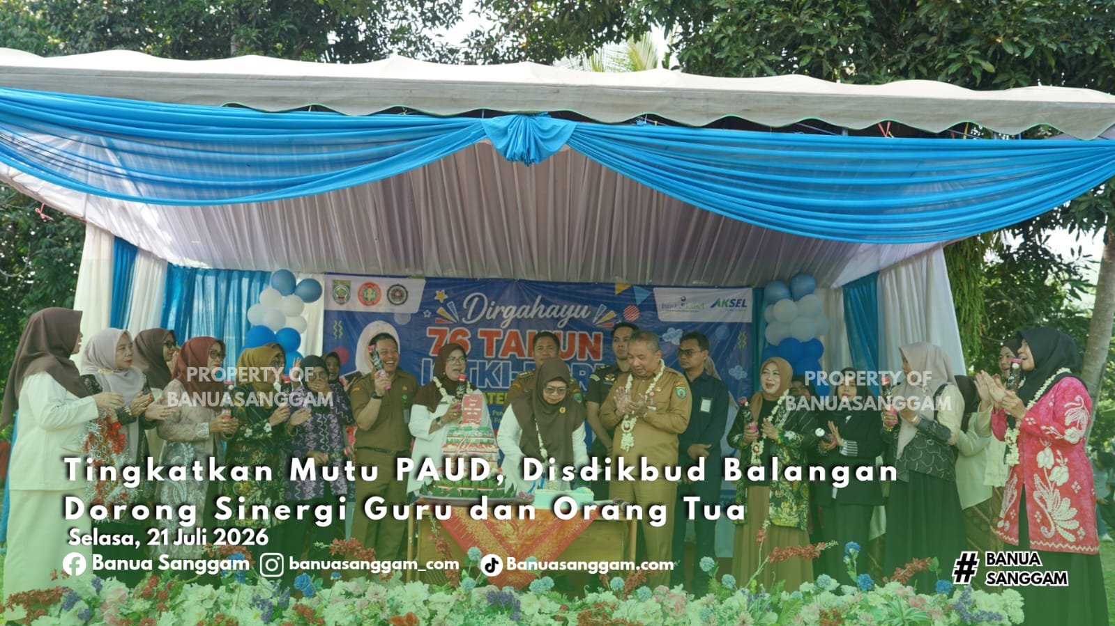 Tingkatkan Mutu PAUD, Disdikbud Balangan Dorong Sinergi Guru dan Orang Tua