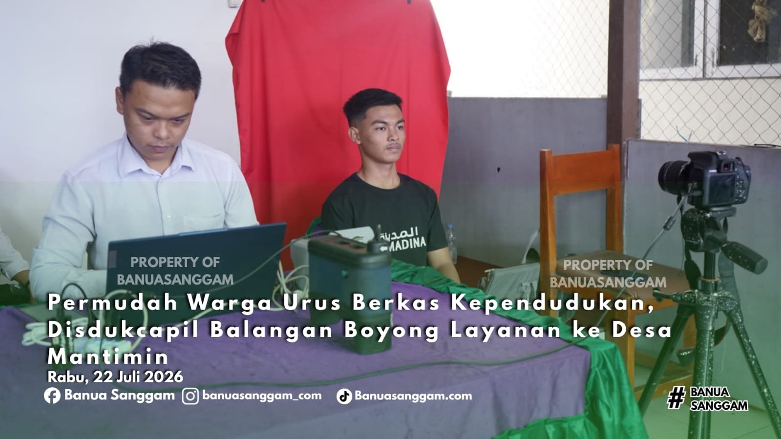 Permudah Warga Urus Berkas Kependudukan, Disdukcapil Balangan Boyong Layanan ke Desa Mantimin