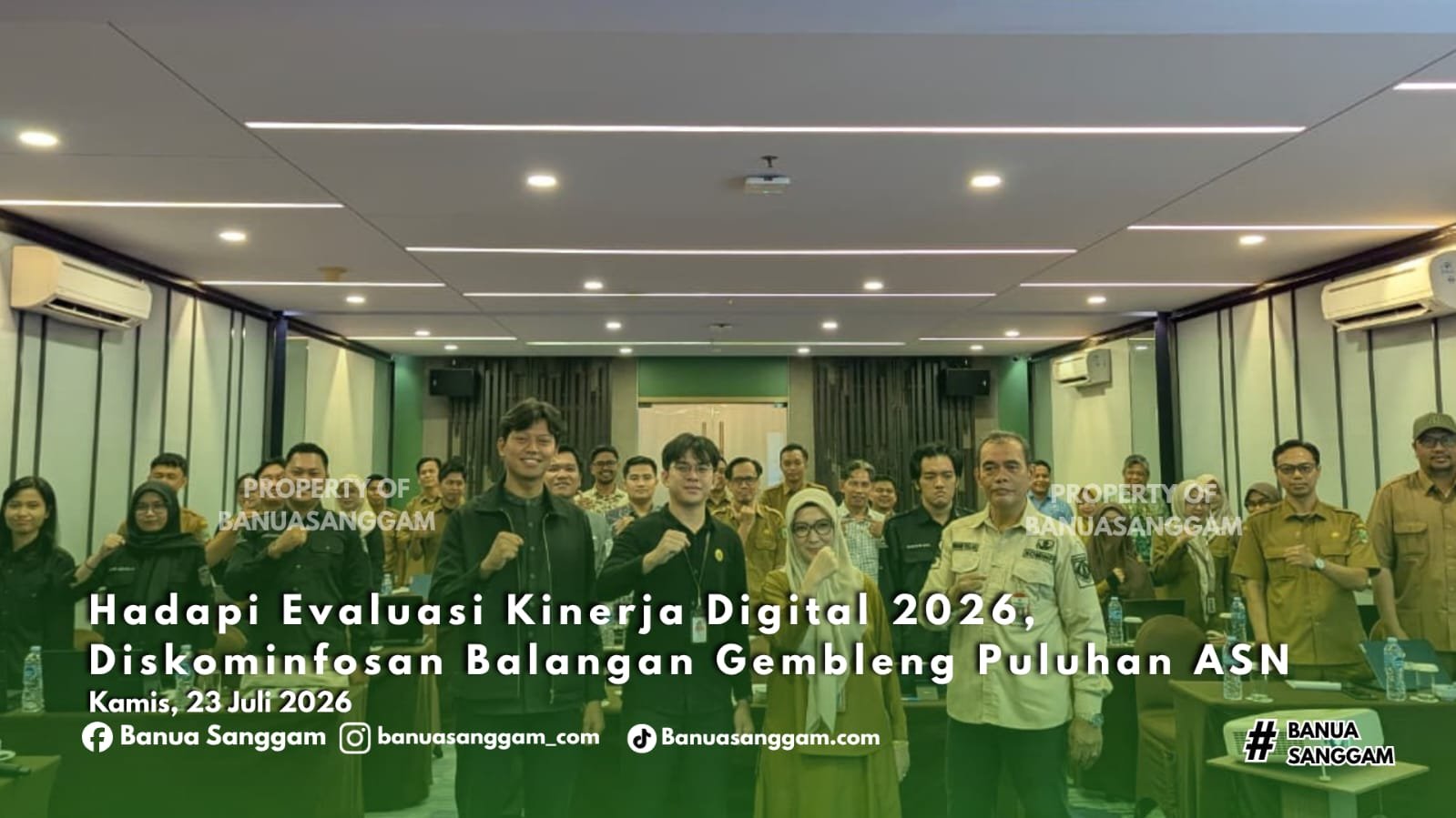 Hadapi Evaluasi Kinerja Digital 2026, Diskominfosan Balangan Gembleng Puluhan ASN
