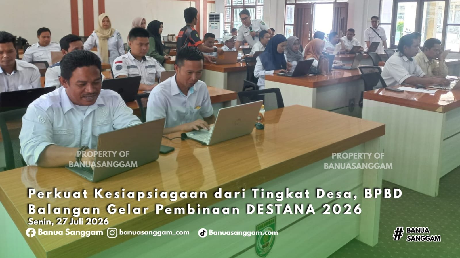 Perkuat Kesiapsiagaan dari Tingkat Desa, BPBD Balangan Gelar Pembinaan DESTANA 2026