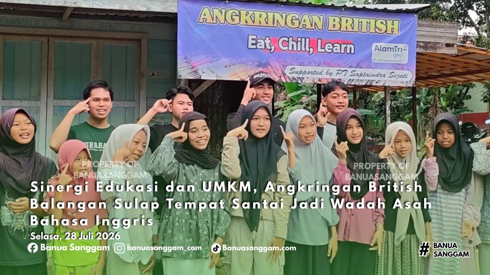 Sinergi Edukasi dan UMKM, Angkringan British Balangan Sulap Tempat Santai Jadi Wadah Asah Bahasa Inggris