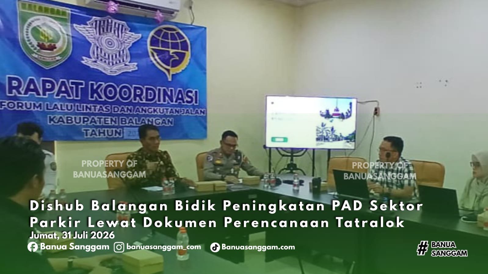 Dishub Balangan Bidik Peningkatan PAD Sektor Parkir Lewat Dokumen Perencanaan Tatralok